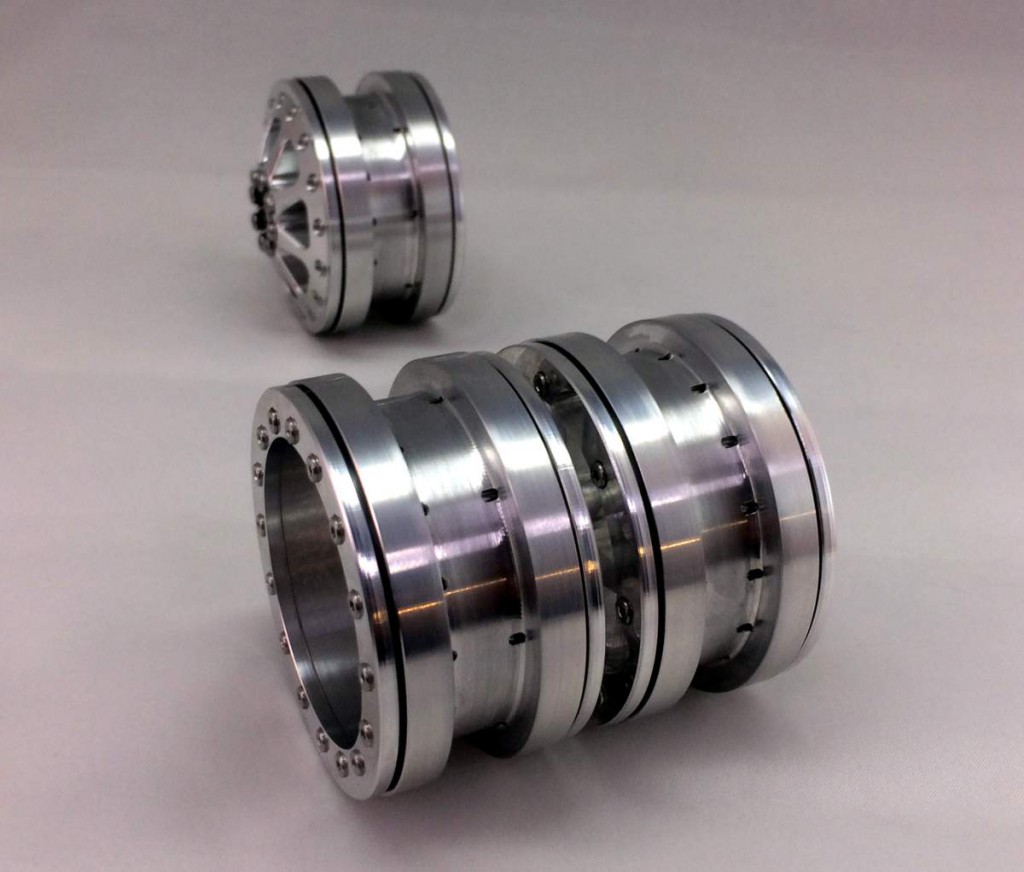 Motoworx 2.2 Dually 8 Spoke RC Wheel Set Raw Finish