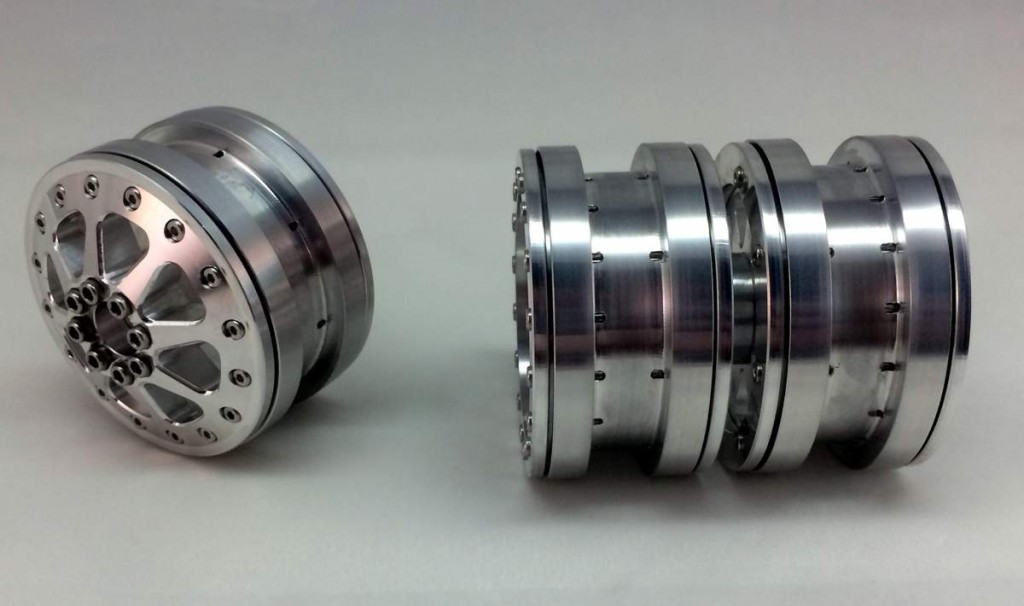 Motoworx 2.2 Dually 8 Spoke RC Wheel Set Raw Finish